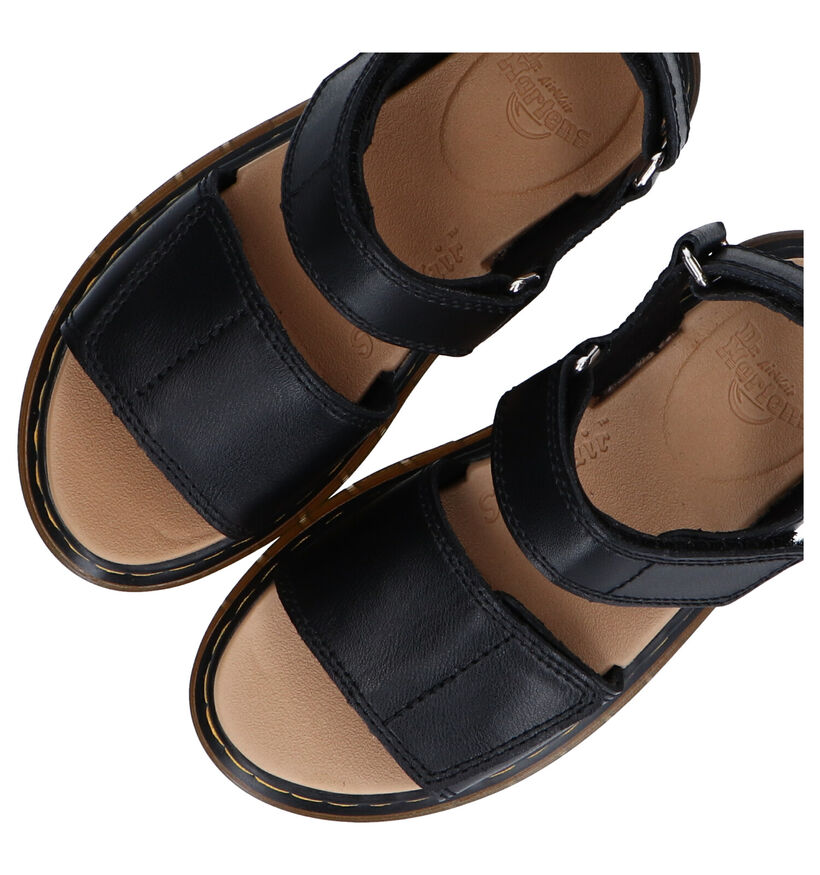 Dr. Martens Romi Sandales en Noir en simili cuir (284587)