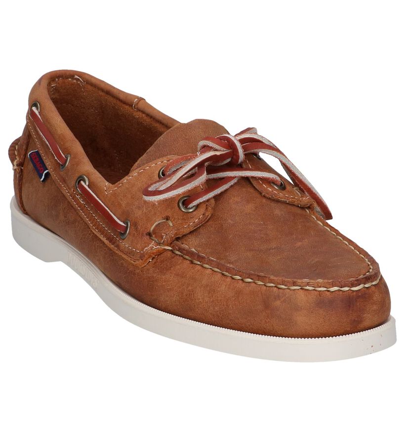 Sebago Dockside Chaussures bateau en Brun pour hommes (336831)