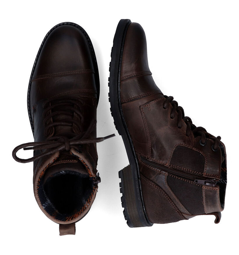 Bullboxer Boots à lacets en Marron pour hommes (313080)
