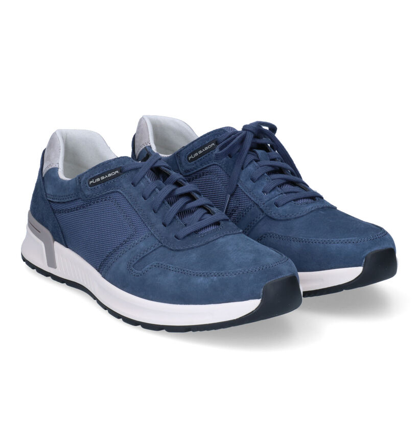 Comfort Chaussures plates en Bleu pour hommes (305657) - pour semelles orthopédiques