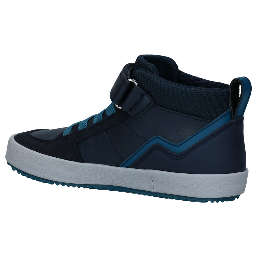 Geox Alonisso Blauwe Hoge Schoenen in kunstleer (298594)