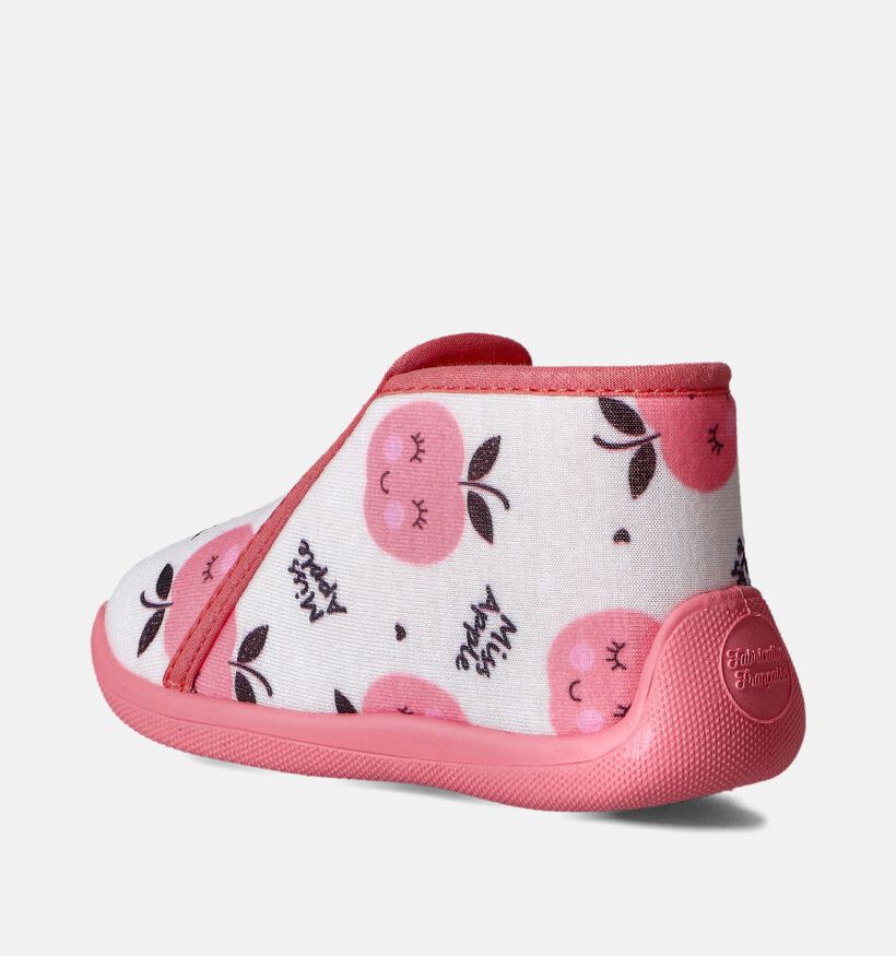 Milo en Mila Roze Pantoffels pour filles (358496) - pour semelles orthopédiques