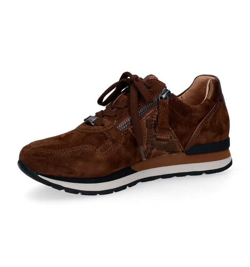 Gabor OptiFit Chaussures à lacets en Brun pour femmes (297237) - pour semelles orthopédiques