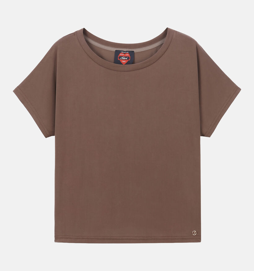Ador&eacute; Constanza Donkerbruine T-shirt voor dames (384086)