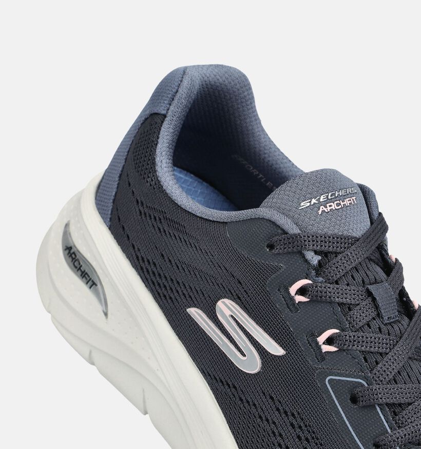 Skechers Arch Fit 3.0 Baskets en Bleu fonc&eacute; pour femmes (376918) - pour semelles orthop&eacute;diques