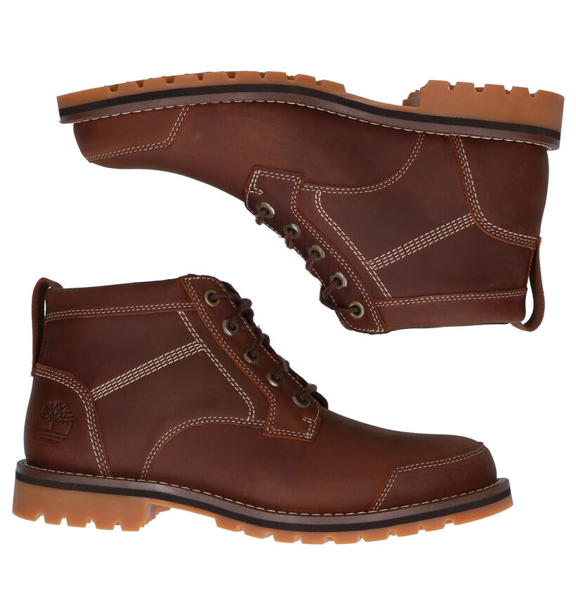 Timberland Larchmont Chukka Bottines en Brun en cuir (294313)