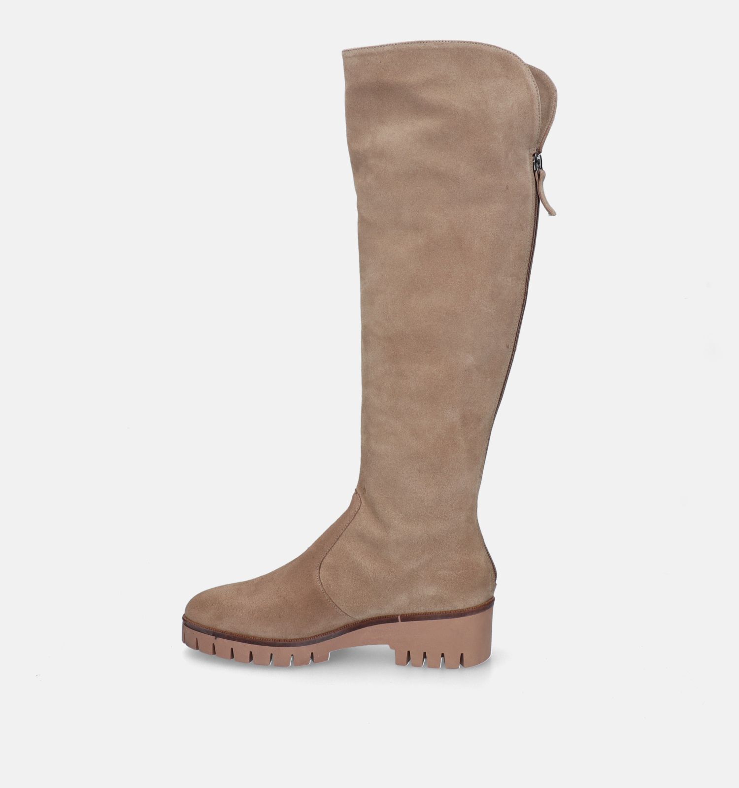 Jhay Beige Lange laarzen Dames Laarzen Online op TORFS.BE