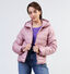 Pieces Birdie Roze Puffer jas voor dames (332854)