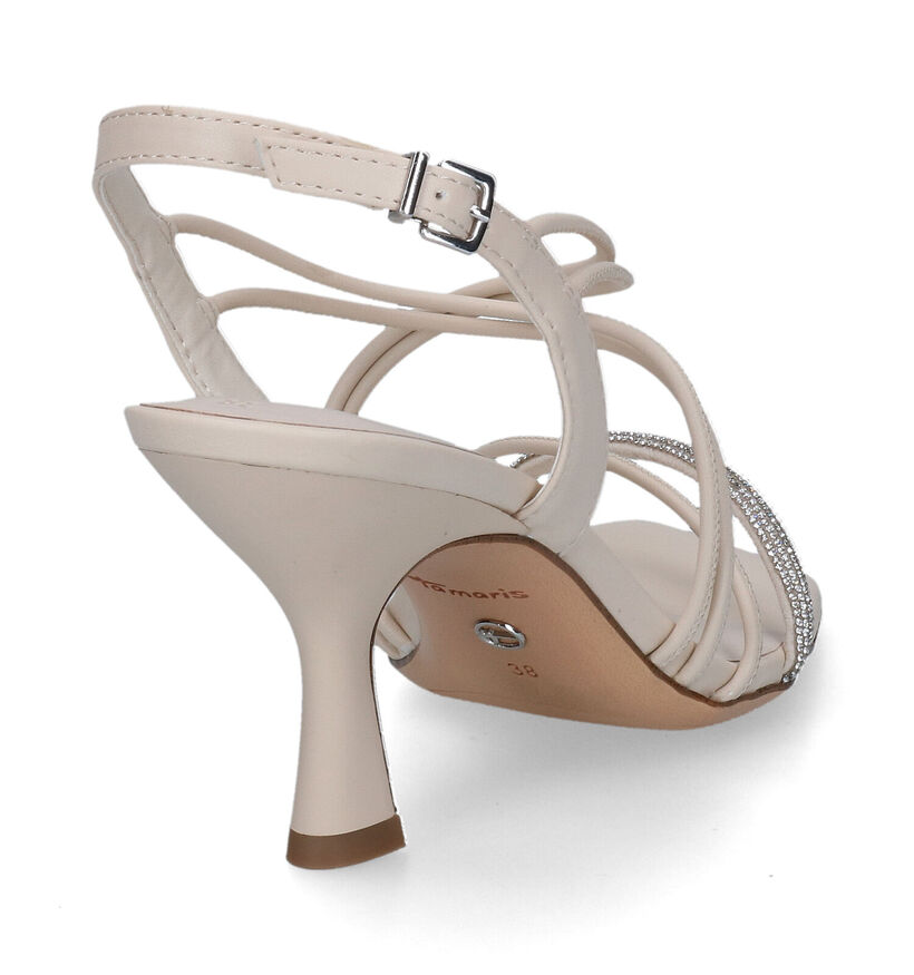 Tamaris Touch it Beige Sandalen in kunstleer (307603)