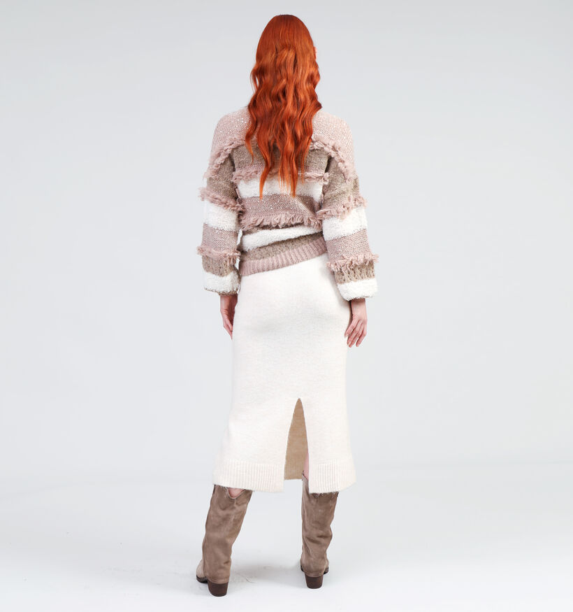 Vero Moda Phillis Beige Gebreide rok voor dames (344057)
