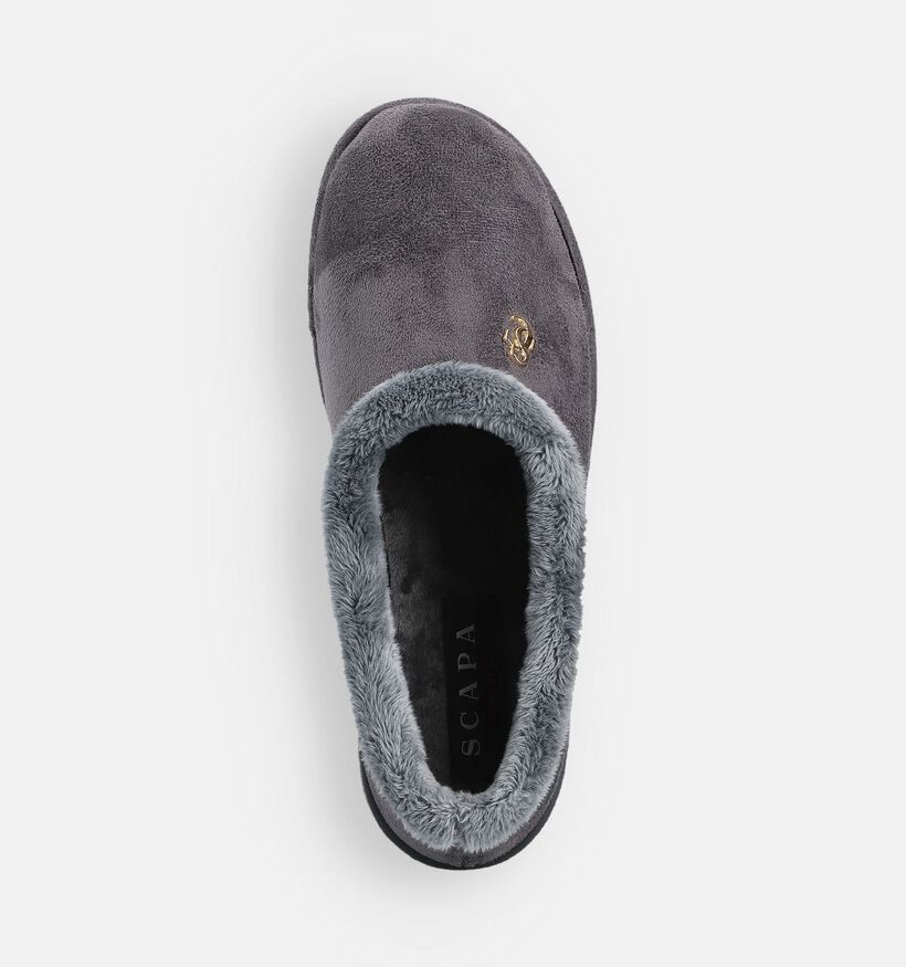 Scapa Pantoufles fermées en Noir pour femmes (364040)