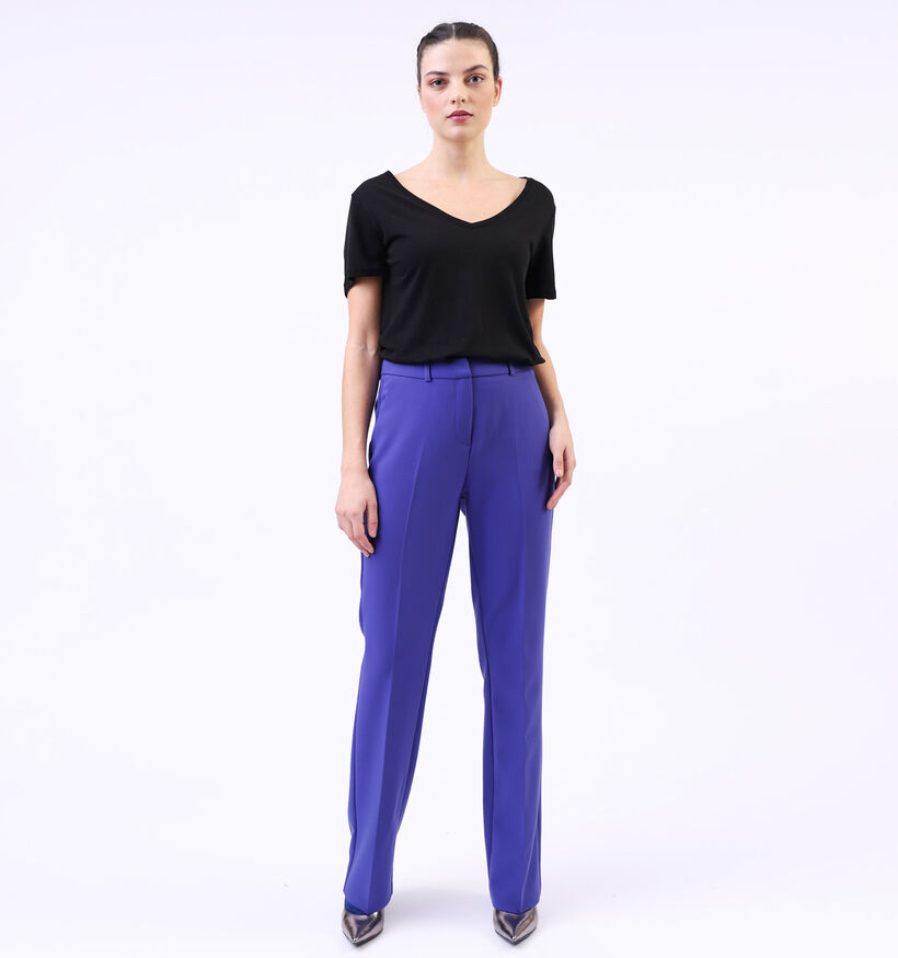 Comma Paarse Geklede Broek (326501)