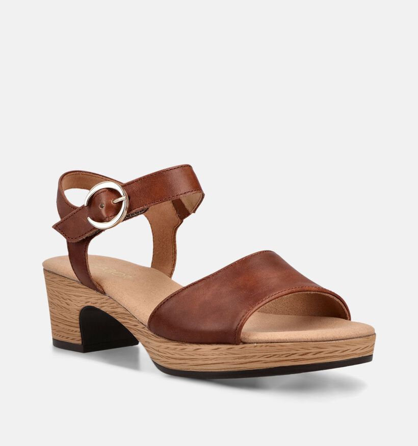 Gabor Cognac Sandalen met Hak voor dames (371195)