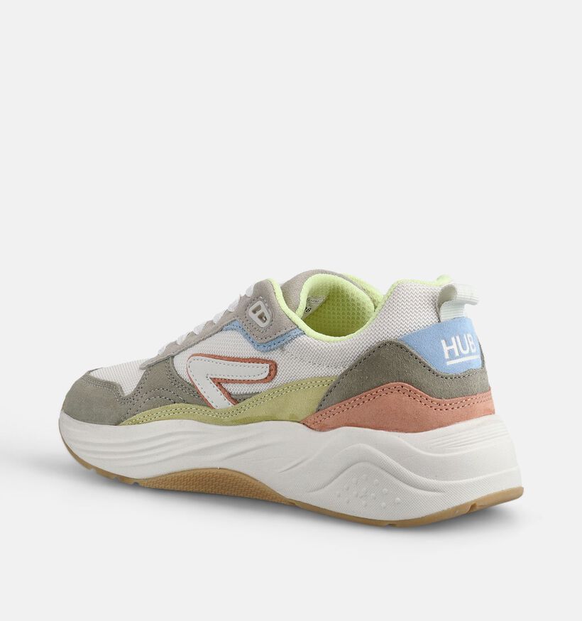 Hub Glide Groene/Multi Sneakers voor dames (369570) - geschikt voor steunzolen