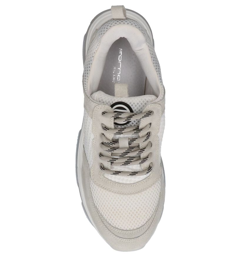 Fornarina Super Witte Sneakers in leer (223742)