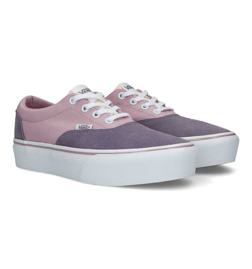 Vans Doheny Platform Lila Sneakers voor dames (321158)