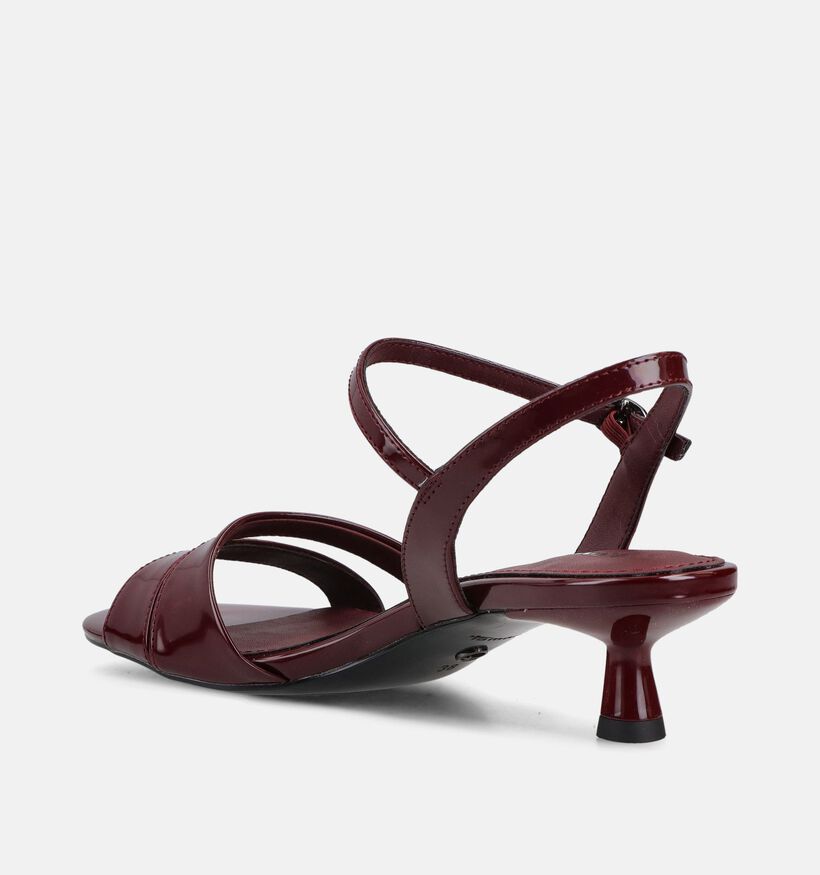 Tamaris Sandales &agrave; talons en Bordeaux pour femmes (371742)