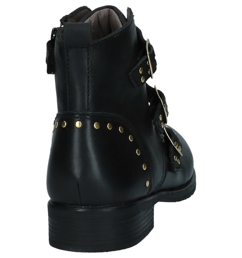 Milo & Mila Chaussures hautes en Noir en cuir (230841)
