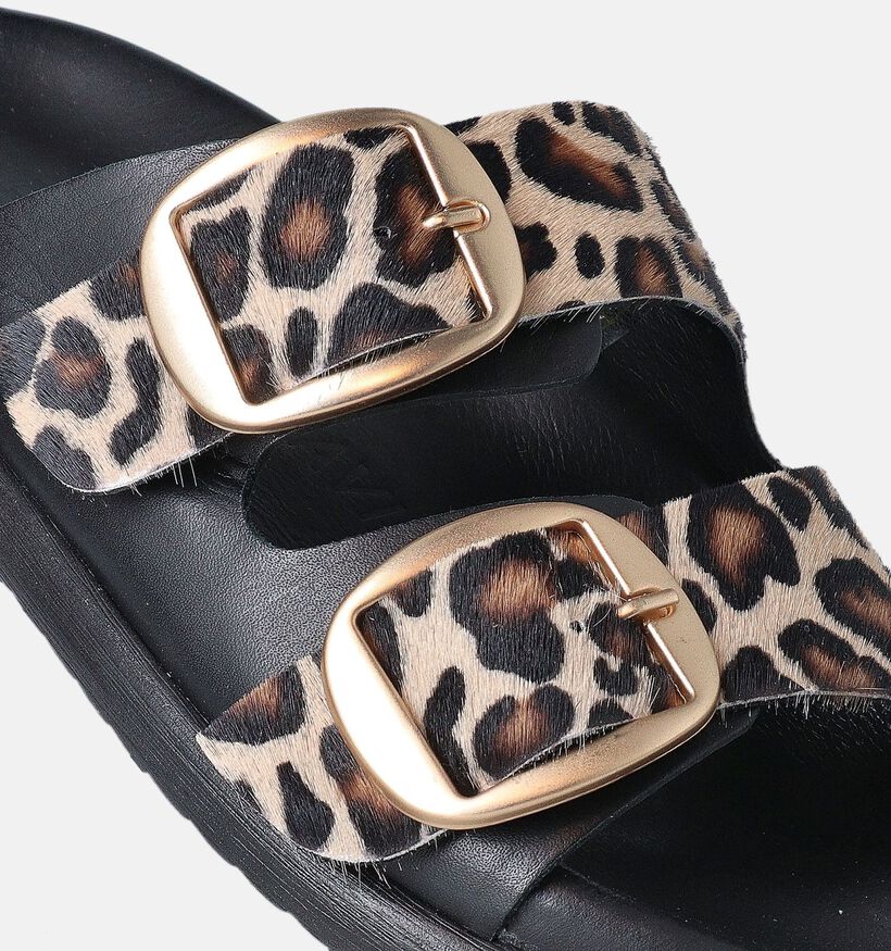 Laurent David Zwarte Slippers voor dames (357847)