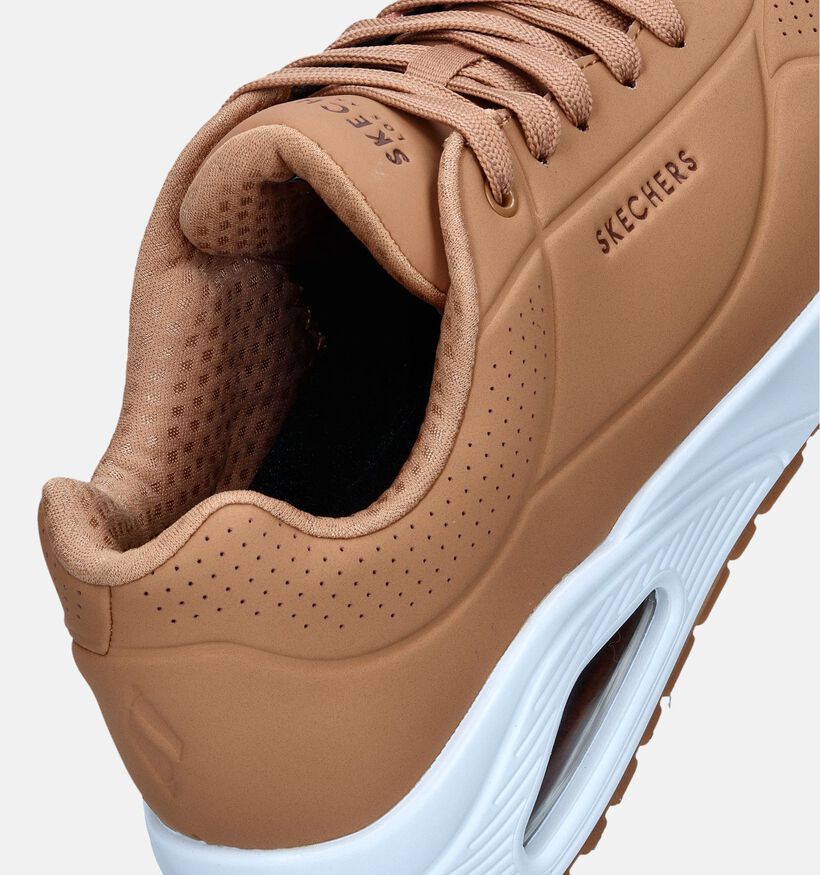 Skechers Uno Stand On Air Cognac Sneakers voor heren (350321)