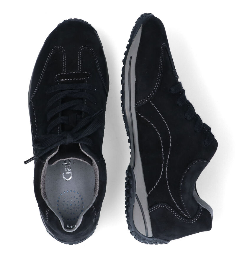 Gabor OptiFit Chaussures à lacets en Noir pour femmes (315300) - pour semelles orthopédiques