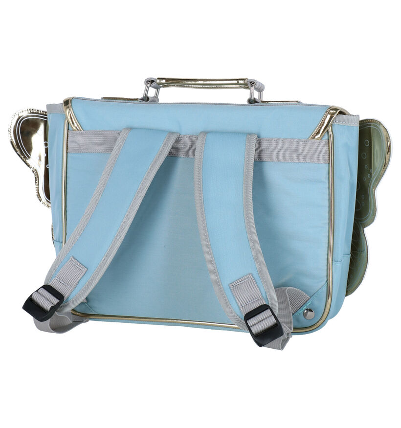 Caramel & cie Blauwe Kinderboekentas in stof (294208)