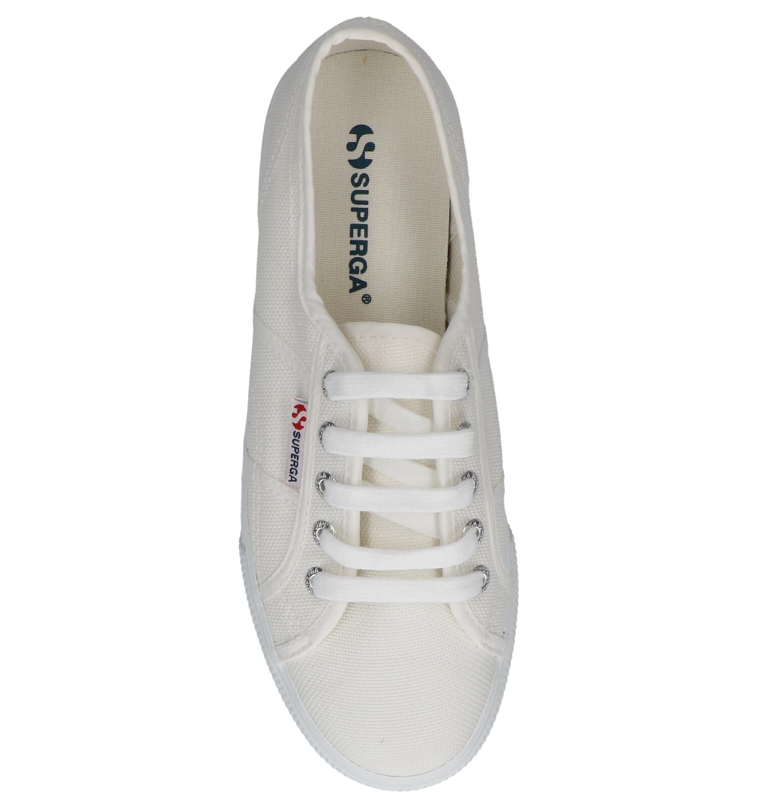 Witte Superga Flatform Sneakers Dames Sneakers Online op TORFS.BE