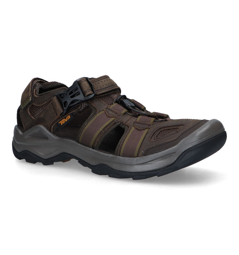 Teva Omnium Sandales en Brun pour hommes (321955)