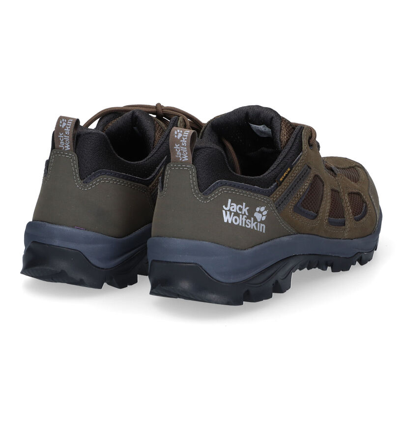 Jack Wolfskin Vojo 3 Texapore Kaki Wandelschoenen voor heren (302184) - geschikt voor steunzolen