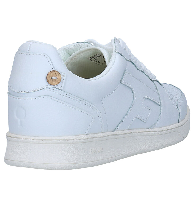 Faguo Hazel Witte Sneakers in leer (289026)