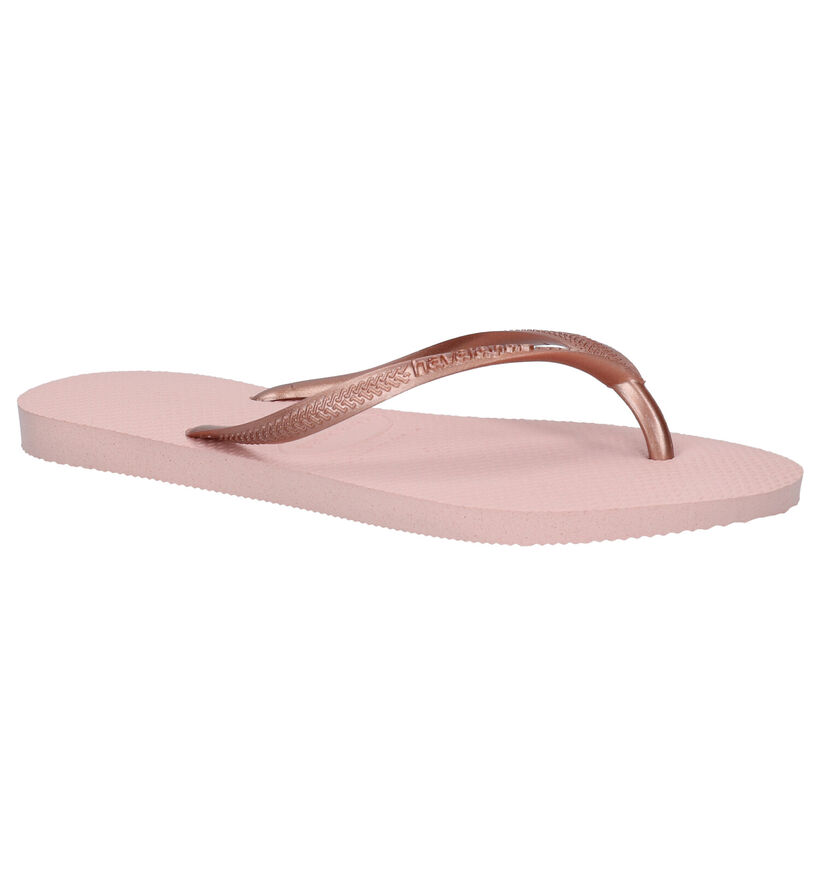 Havaianas Slim Gouden Teenslippers in kunststof (275874)