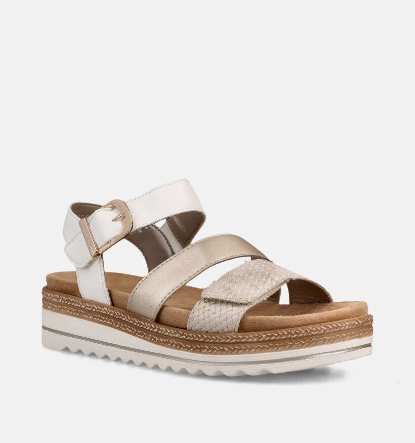 Remonte Witte Sandalen voor Steunzolen voor dames (370461) - geschikt voor steunzolen