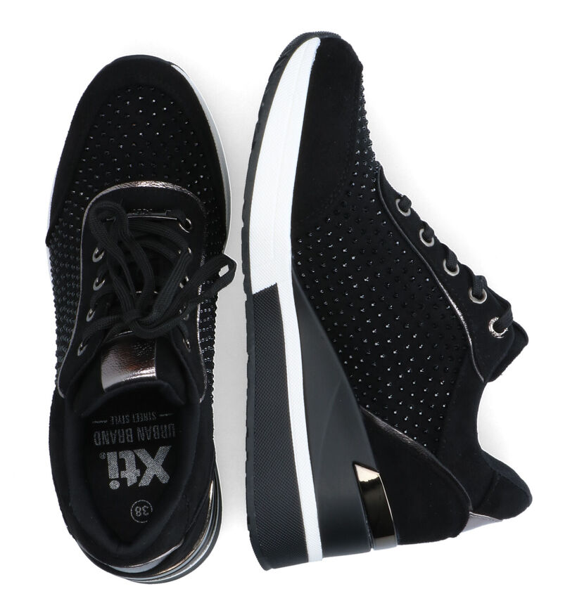 Xti Zwarte Sneakers in stof (317543)