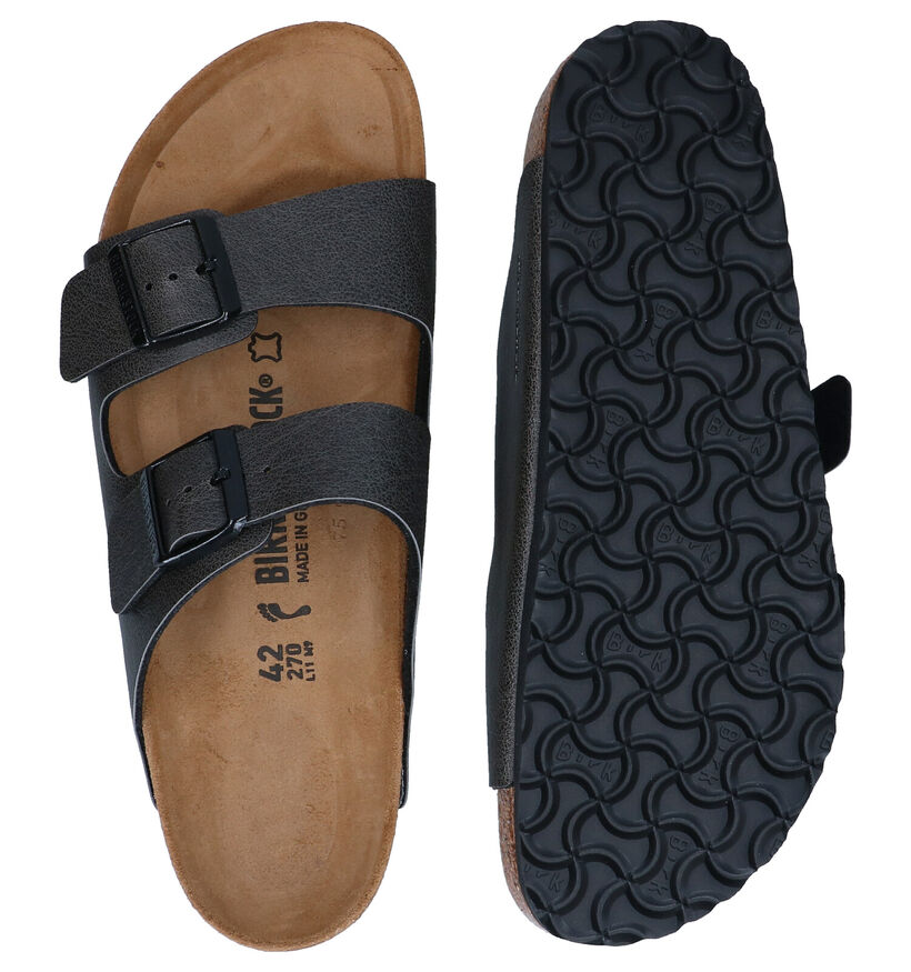 Birkenstock Arizona Zwarte Slippers voor heren (213368)