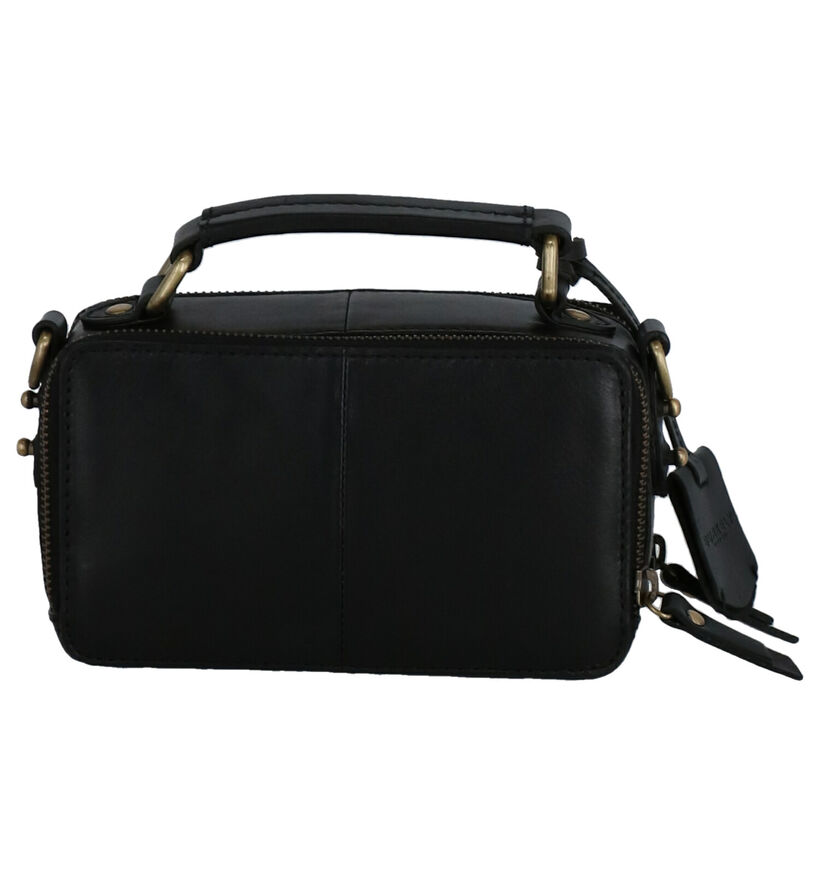 Burkely Edgy Eden Crossbodytas Zwart in leer (260932)