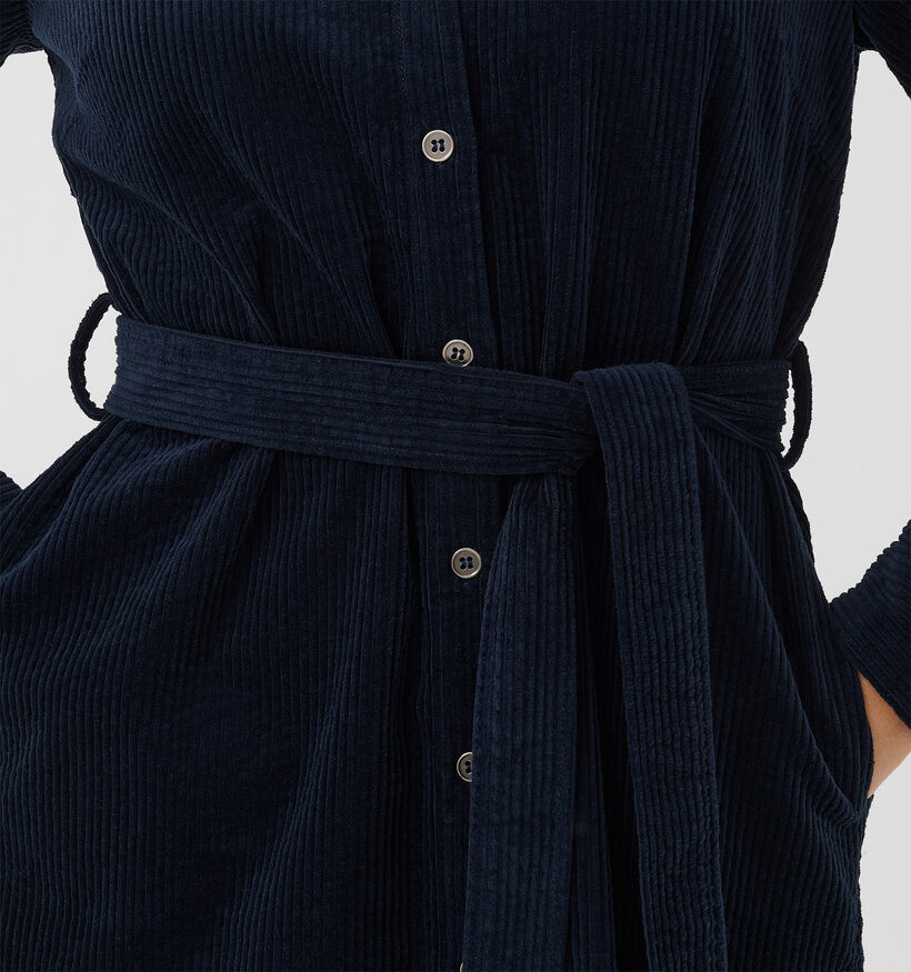 Culture Kalla Klay Robe Corduroy en Bleu fonc&eacute; pour femmes (377021)