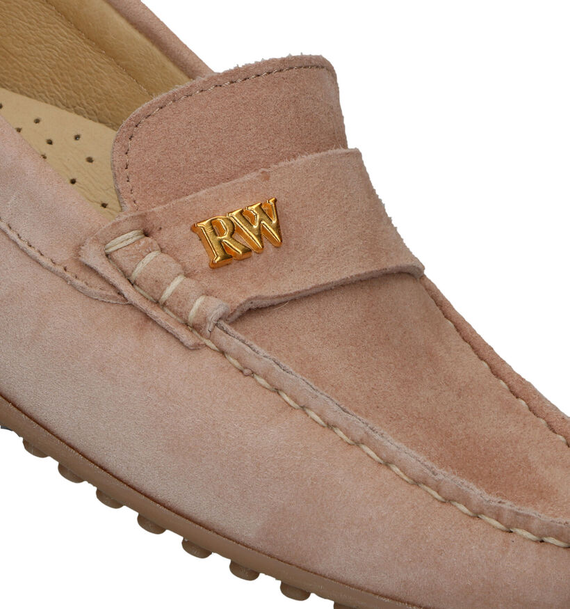 River Woods Letje Mocassins en Beige en nubuck (325837)