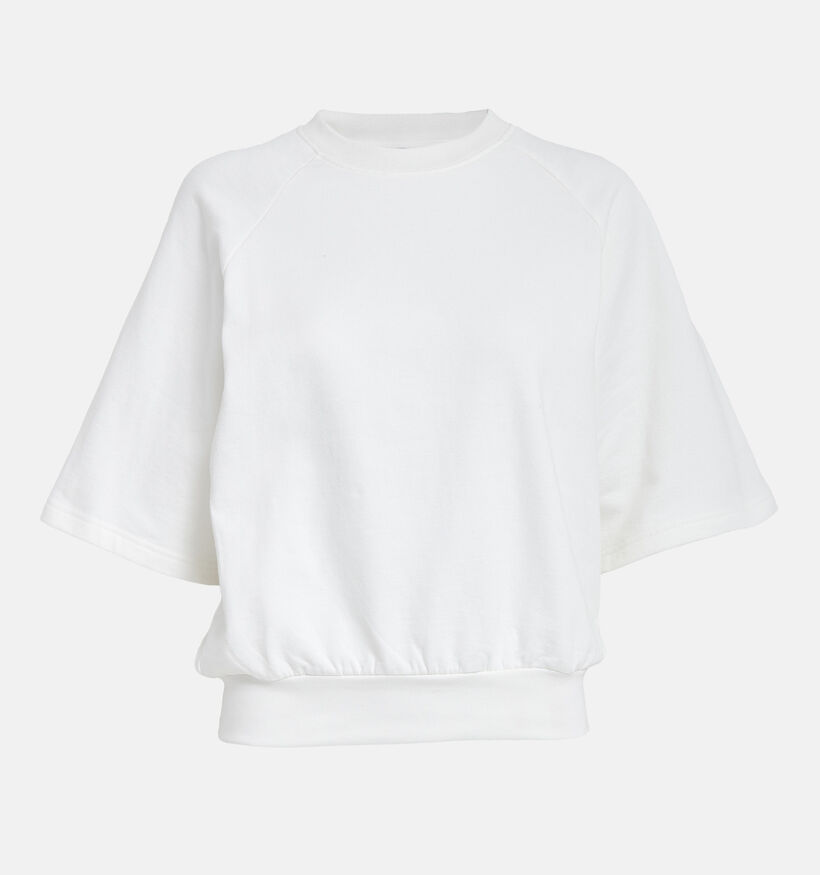 Minus MSPilar Gots Sweatshirt en Blanc pour femmes (361736)