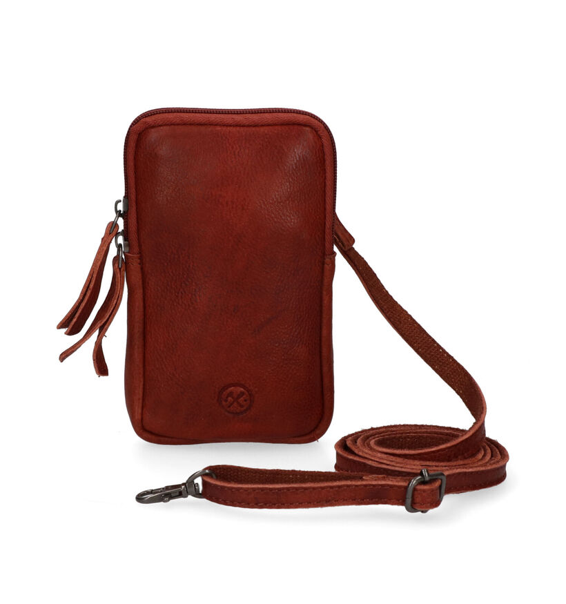 Hide & Stitches Okergeel Telefoontasje voor dames (333149)