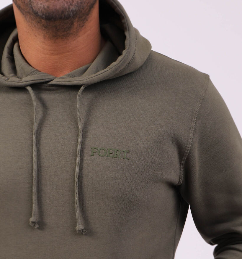 Foert Sweatshirt Hoodie Unisex en Vert kaki (310914)