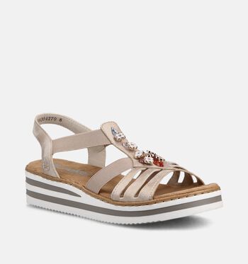 Rieker Sandalen Goud/Groen