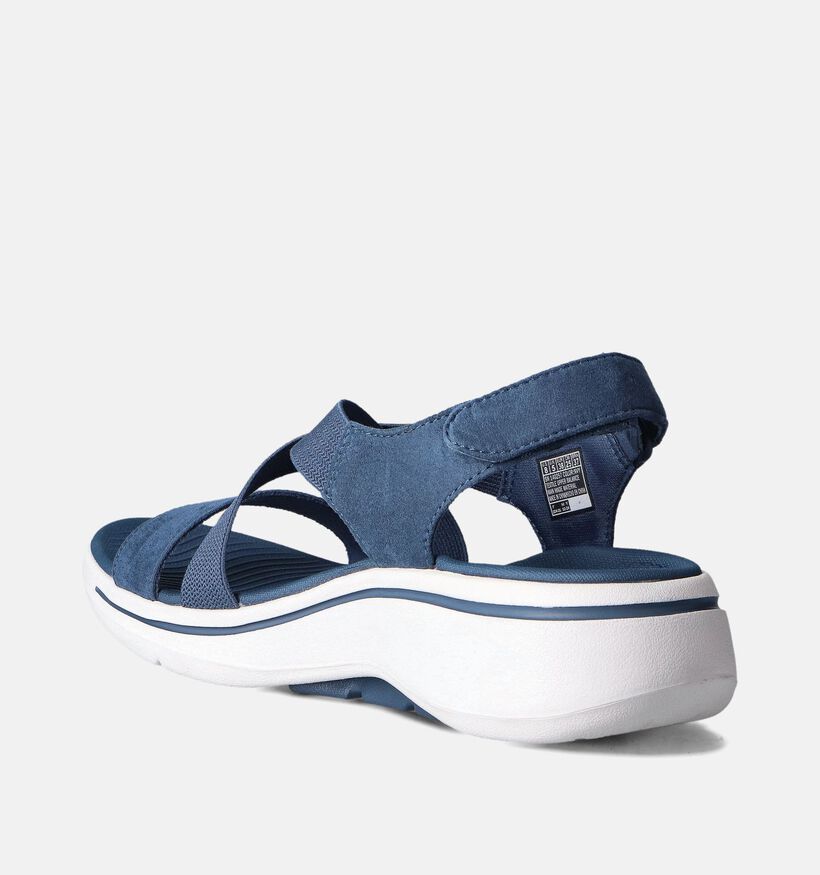Skechers Go Walk Arch Fit Treasured Blauwe Sandalen voor dames (354728)