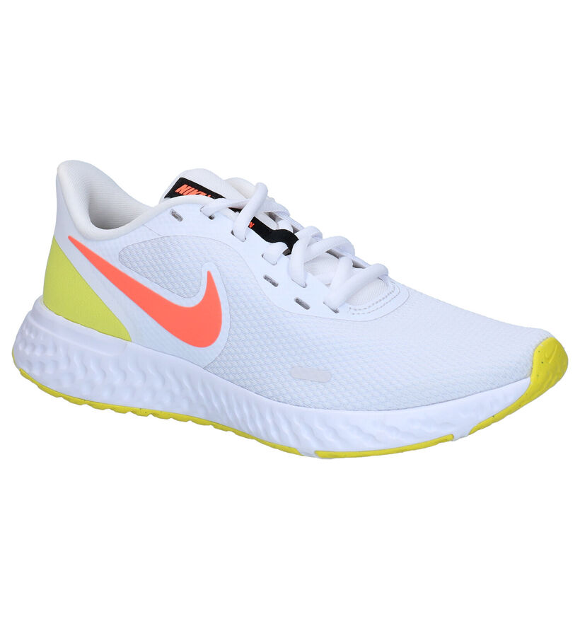 Nike Revolution 5 Zwarte Sneakers in kunstleer (290920)