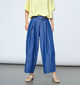 Sisters Point Gaki Pantalon classiques en Bleu pour femmes (384470)