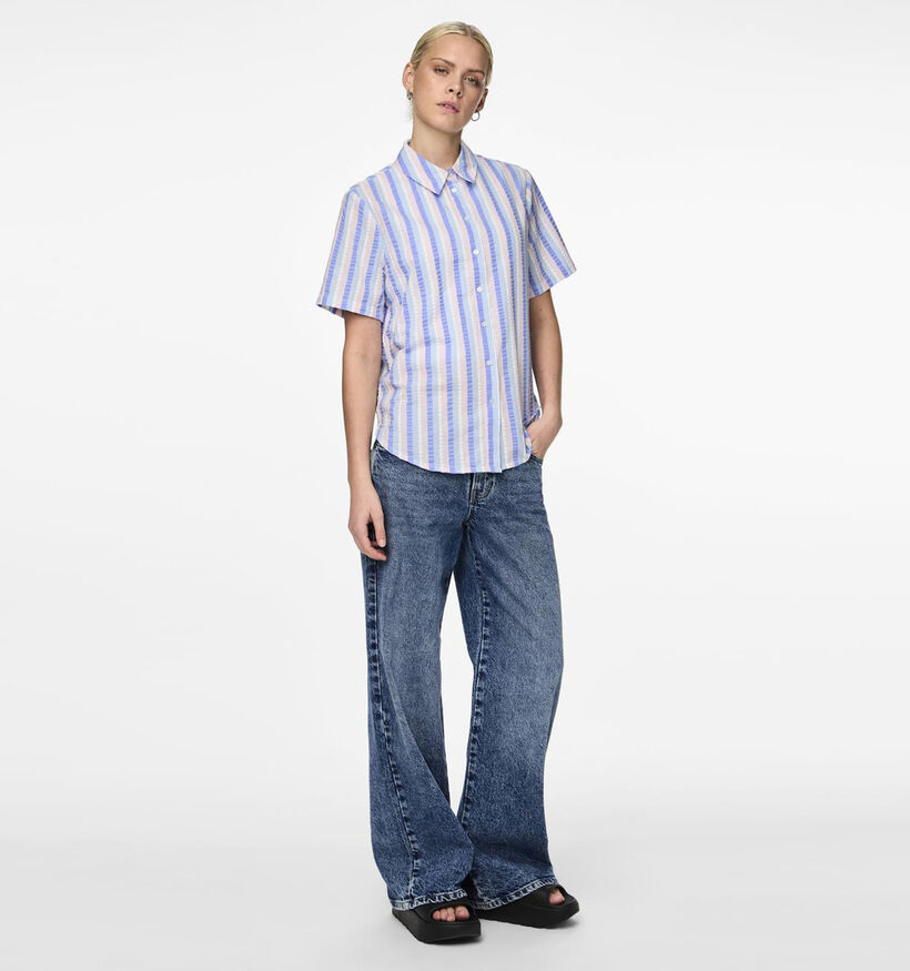 Pieces Aitlyn Blauw Hemd voor dames (341999)