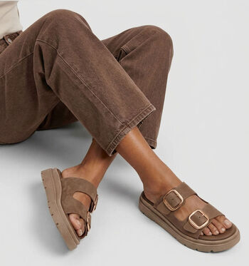 Tamaris Slippers Taupe