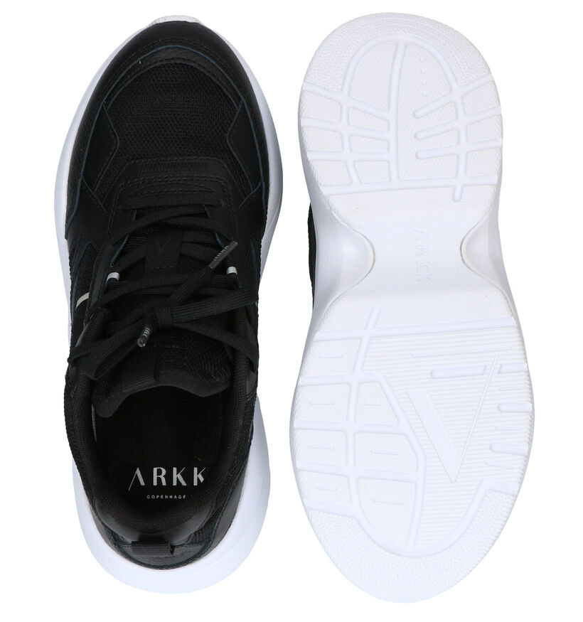 Arkk Quantm Leather Baskets en Noir en cuir (279278)