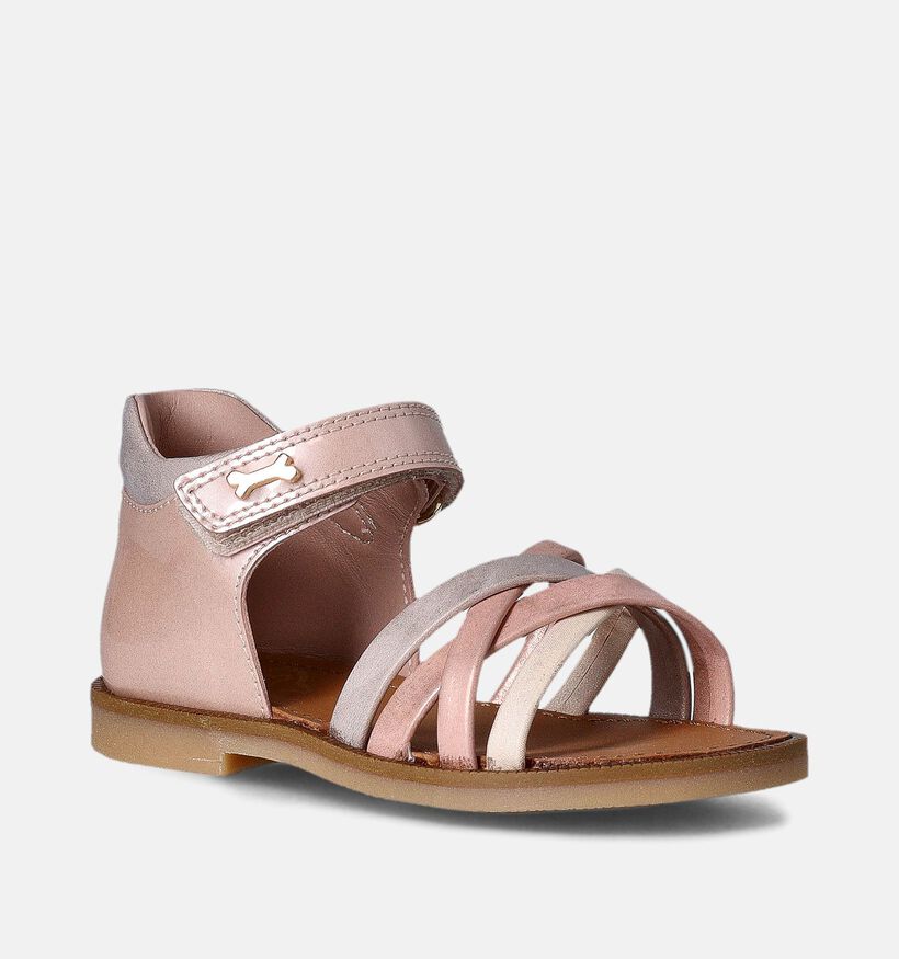 STONES and BONES Mire Sandales en Rose pour filles (352705)