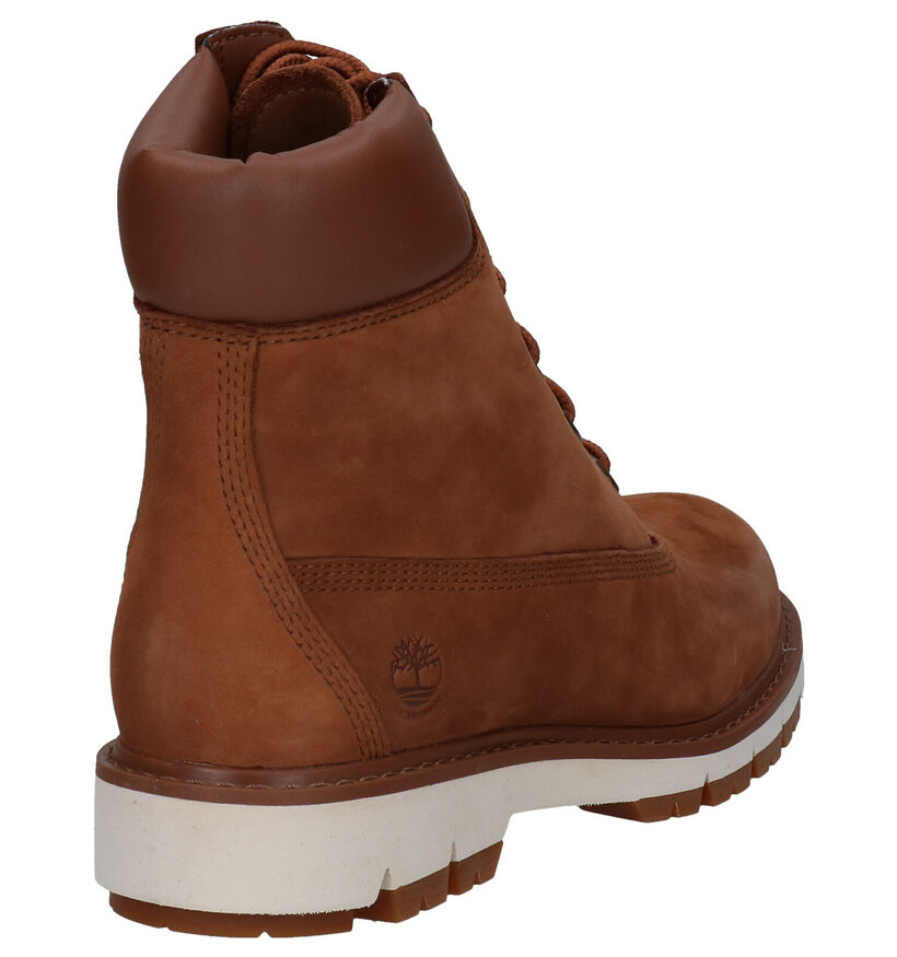 Timberland Lucia Way 6IN Cognac Boots in nubuck (277659)