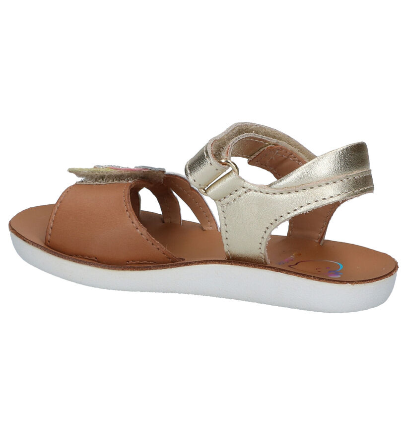 Shoo Pom Goa Toucan Gouden Sandalen in leer (288595)